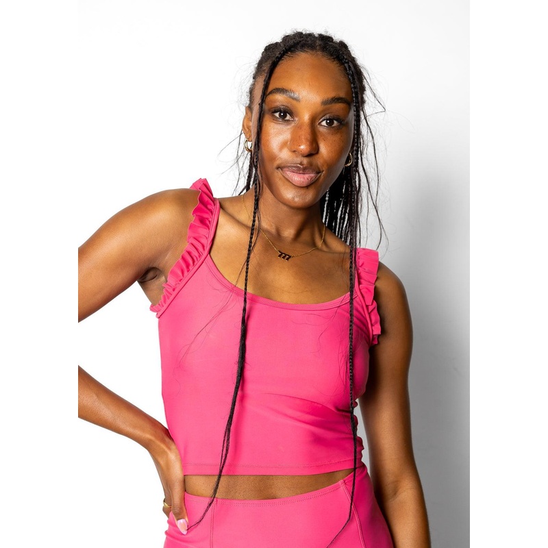 Pink Raspberry | Flutter Top