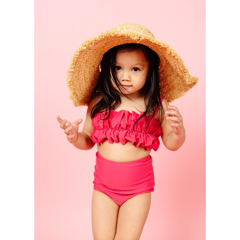Pink Raspberry | Mini High-Waisted Bottoms