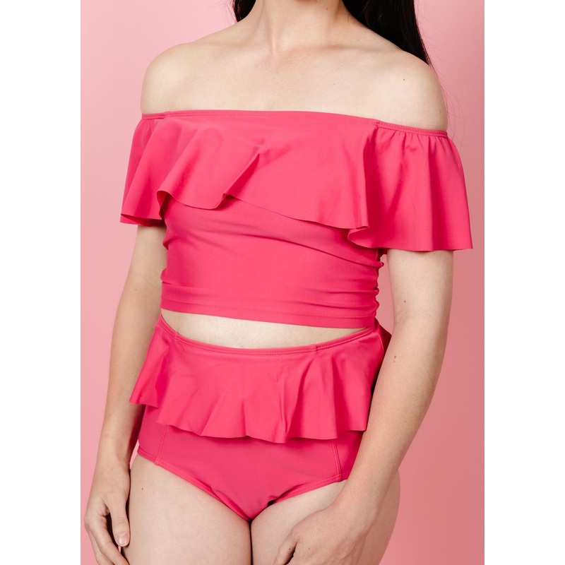 Pink Raspberry | Peplum Bottoms