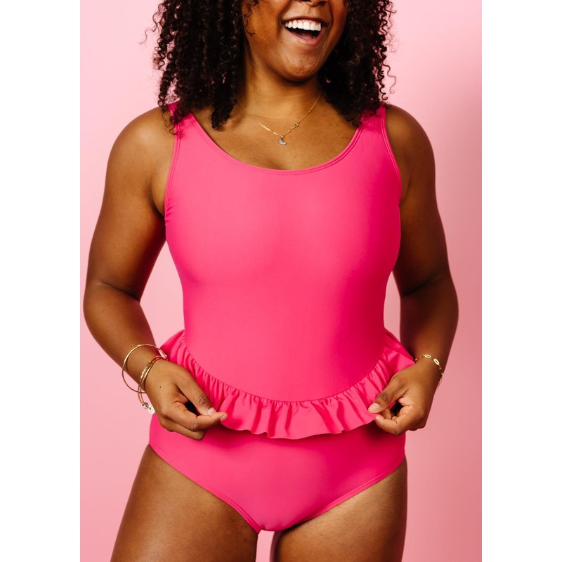 Pink Raspberry | Skirted One-Piece