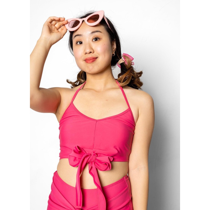 Pink Raspberry | Tied-Up Top
