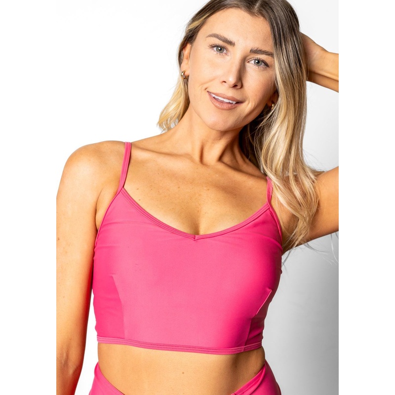 Pink Raspberry | V'D Crop Top