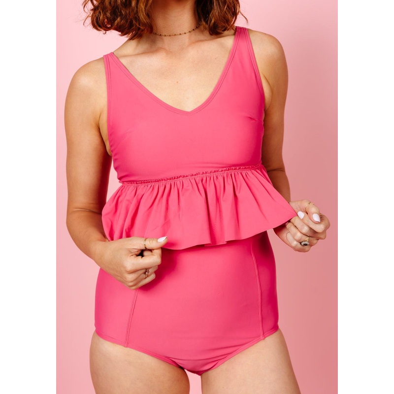 Pink Raspberry | V-Neck Top