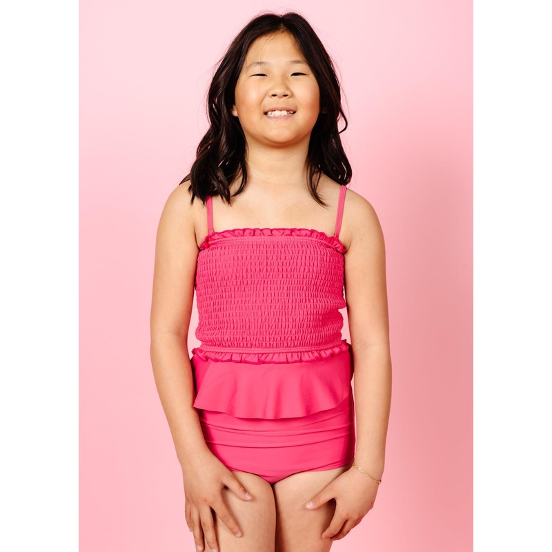Pink Raspberry | Youth Peplum Bottoms