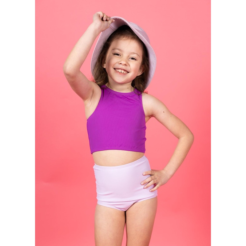 Bright Lilac | Mini High-Waisted Bottoms