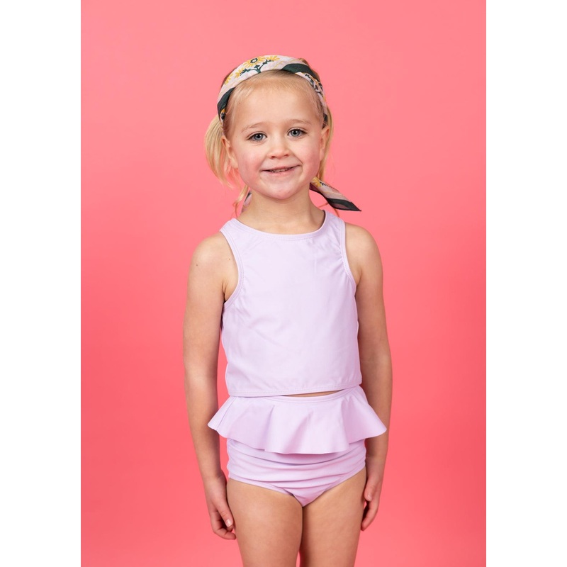 Bright Lilac | Mini Racer Back Top
