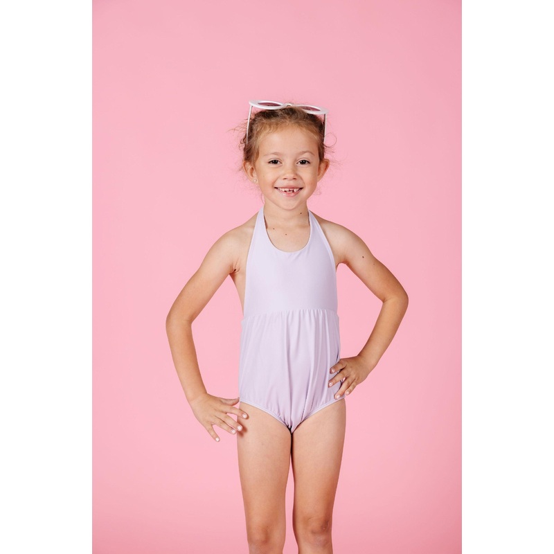 Cotton Purple | Mini Romper One-Piece