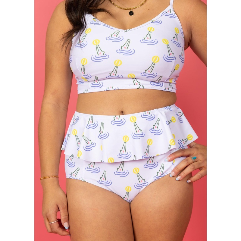 Croc | Peplum Bottoms