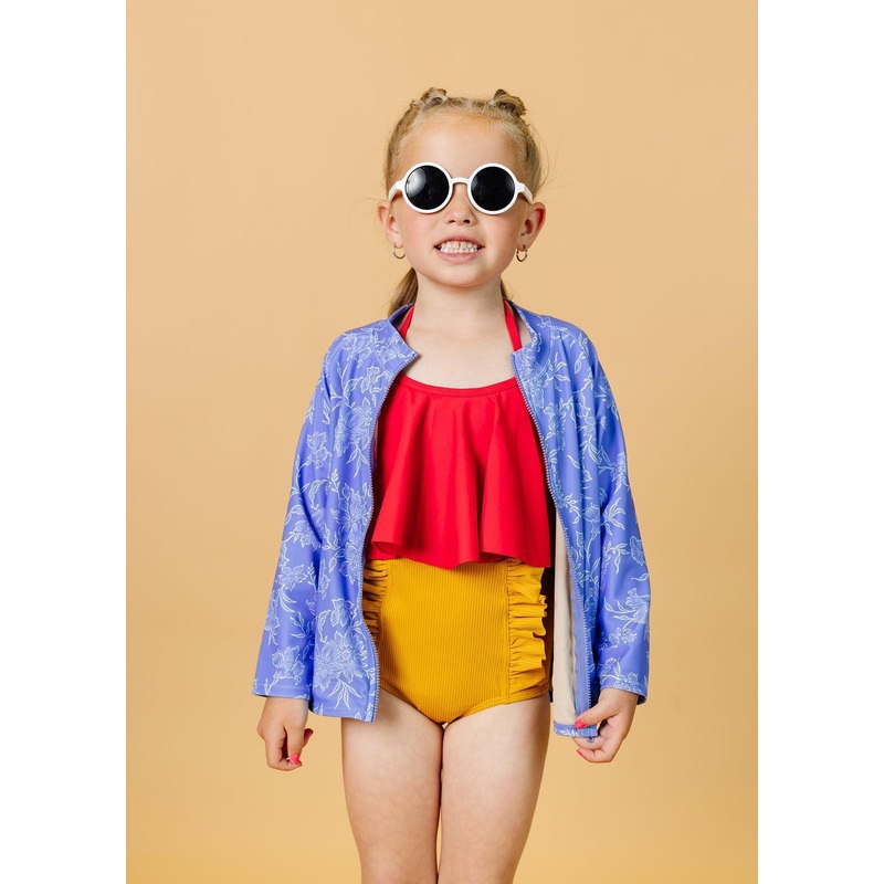Elegant Floral | Mini Rashguard Top (Unisex)