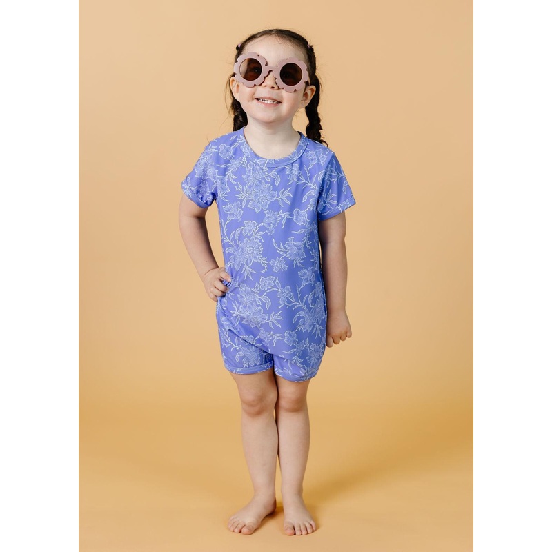 Elegant Floral | Mini Shorties Rashguard (Unisex)