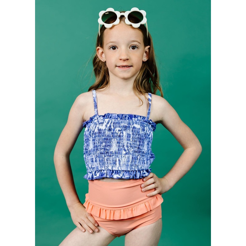 Melon | Mini Mid-Ruffle Bottoms