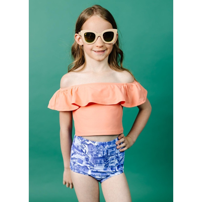 Melon | Mini Ruffled Around Top