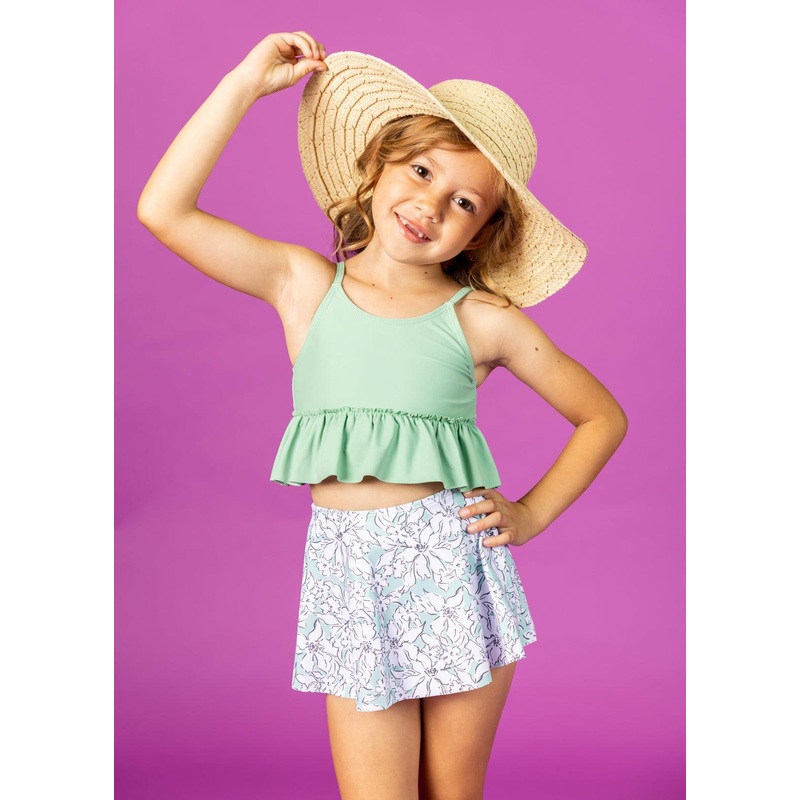 Mint Flowers | Mini Who Wears Short Skirts