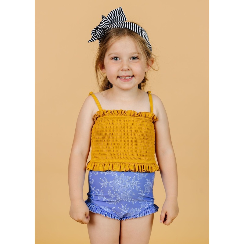 Ribbed Golden | Mini Bandeau Top
