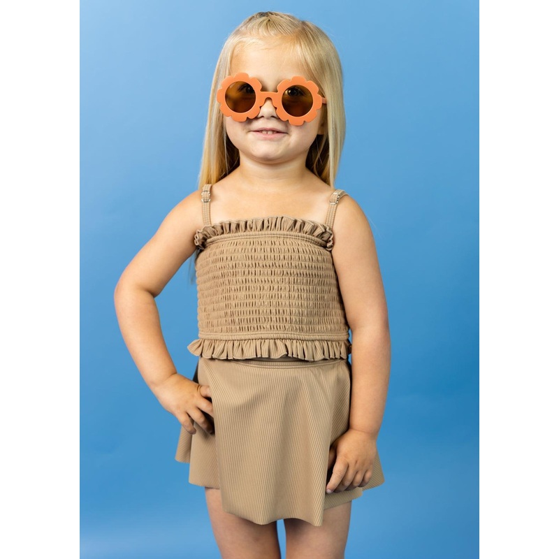 Ribbed Sand Brown | Mini Who Wears Short Skirts