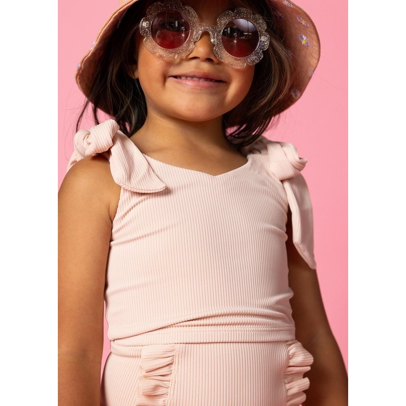 Ribbed Whipped Peach | Mini Knot Top