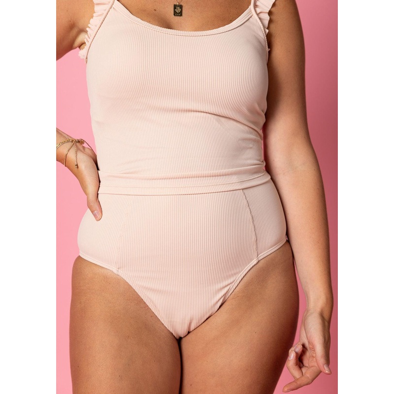Ribbed Whipped Peach | Up High Bottoms
