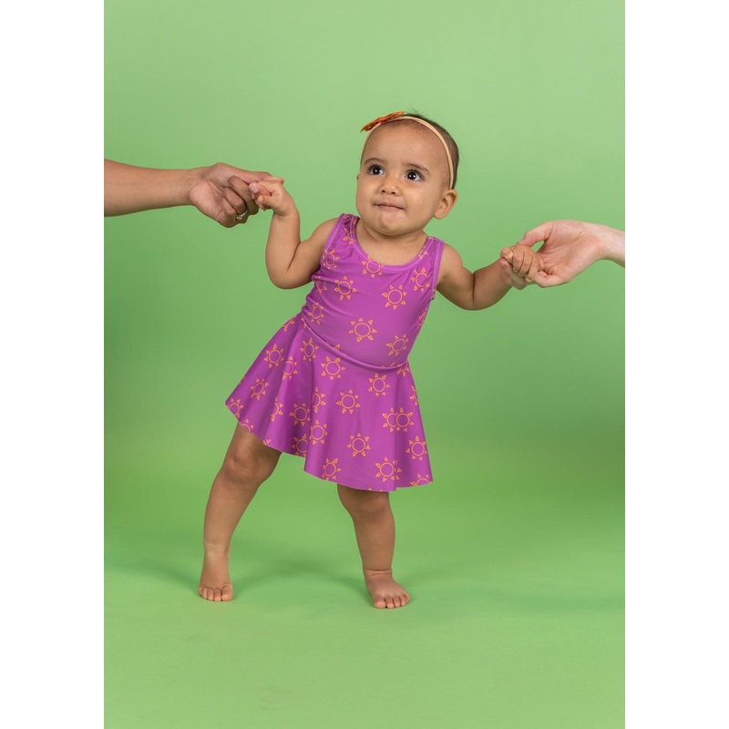Suns | Baby Skirted One-Piece