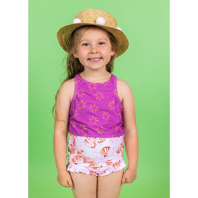 Suns | Mini Racer Back Top