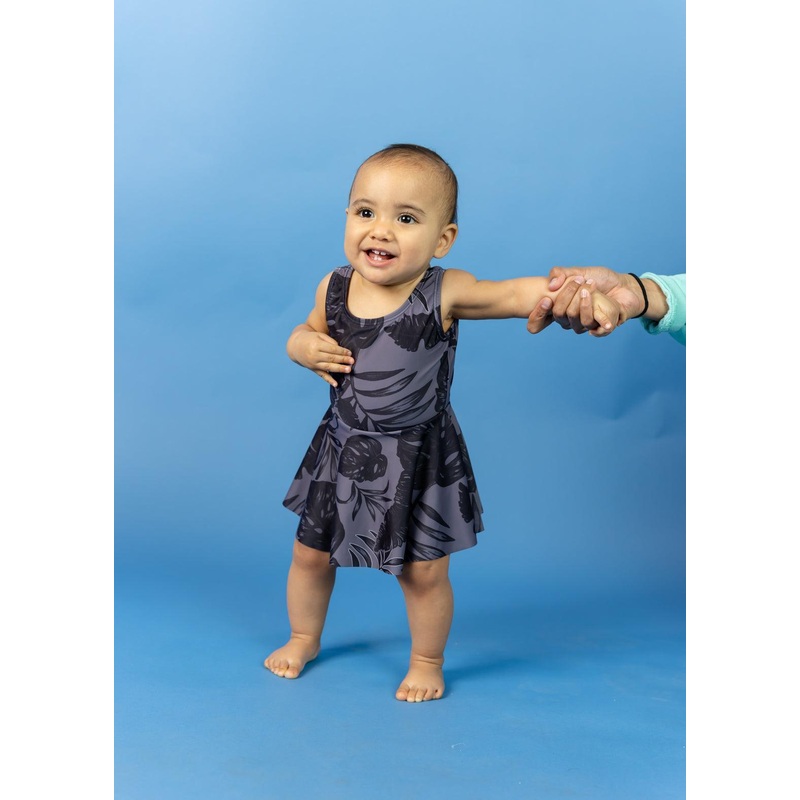 Tropical Night | Baby Skirted One-Piece