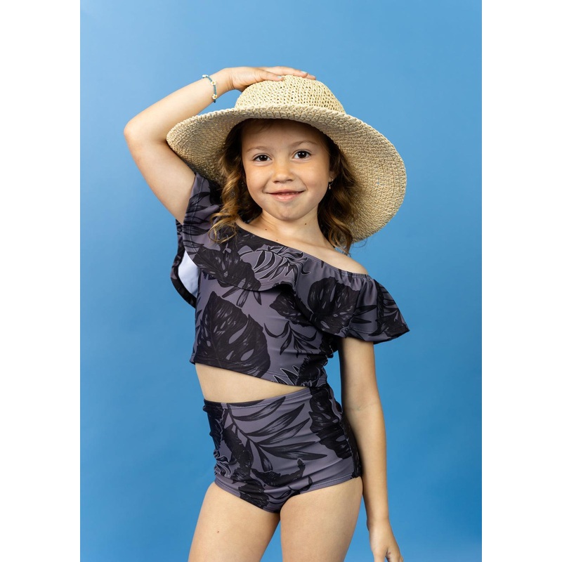 Tropical Night | Mini Ruffled Around Top