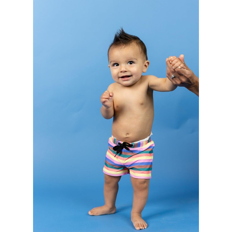 Retro Stripe | Baby Euro Shorts