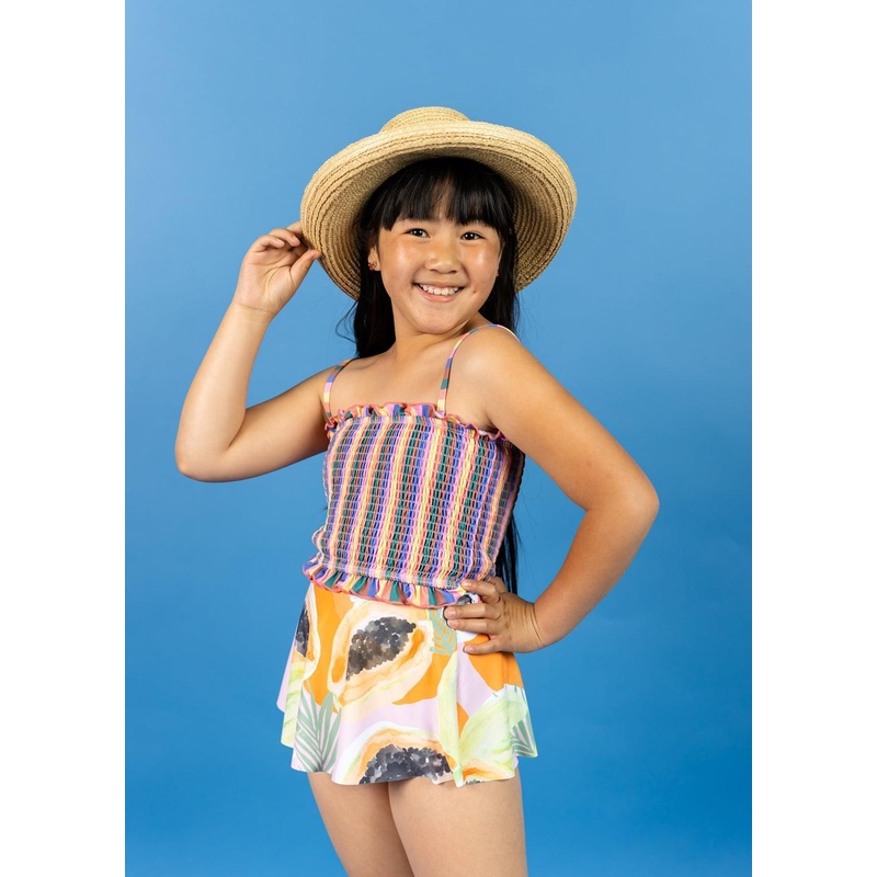 Retro Stripe | Youth Bandeau Top
