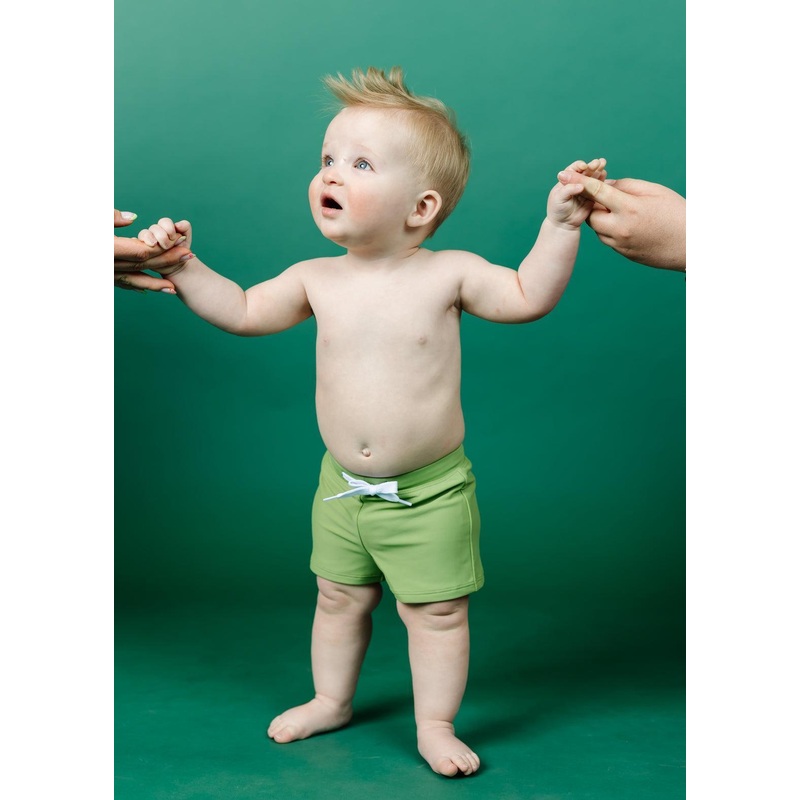 Sweet Pea Green | Baby Euro Shorts