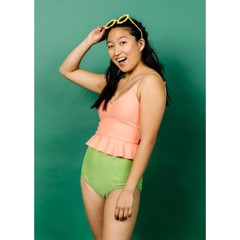 Sweet Pea Green | High-Waisted Bottoms