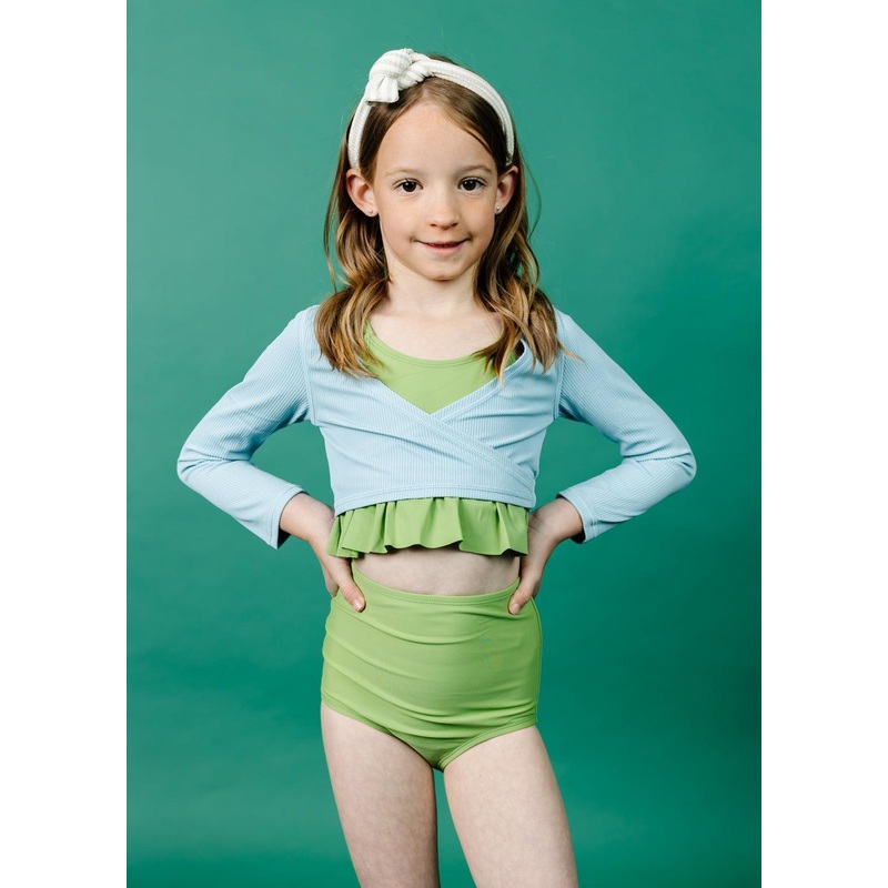 Sweet Pea Green | Mini High-Waisted Bottoms