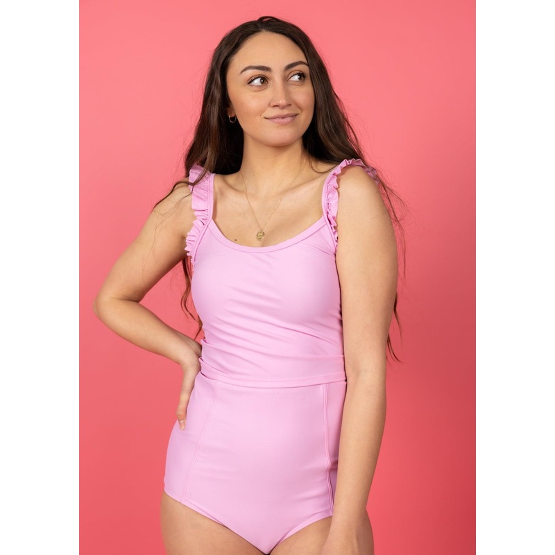 Ultimate Pink | Extended High-Waisted Bottoms