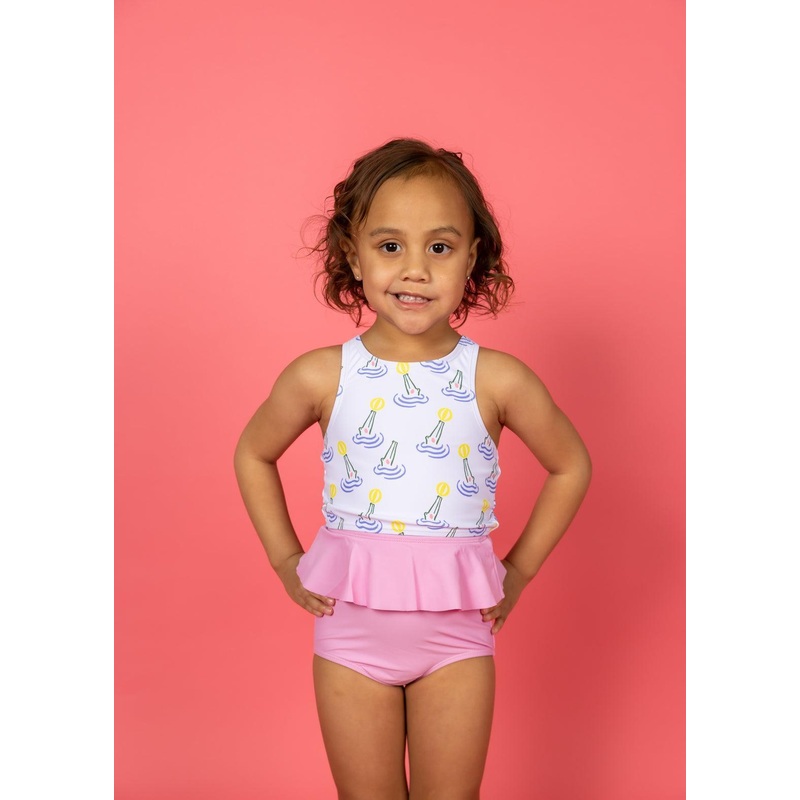 Ultimate Pink | Mini Peplum Bottoms