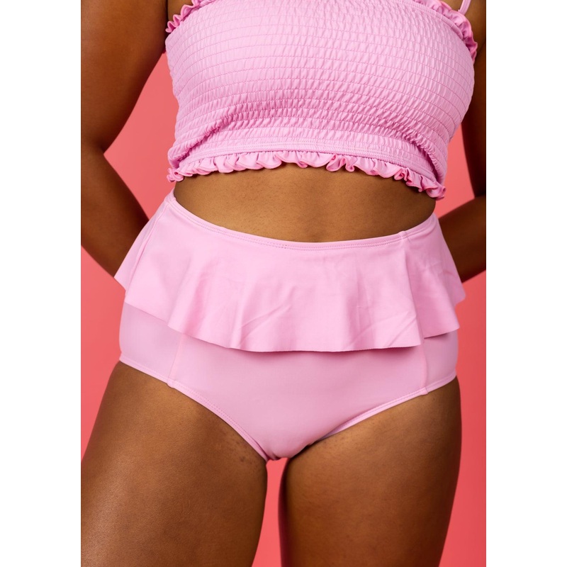 Ultimate Pink | Peplum Bottoms