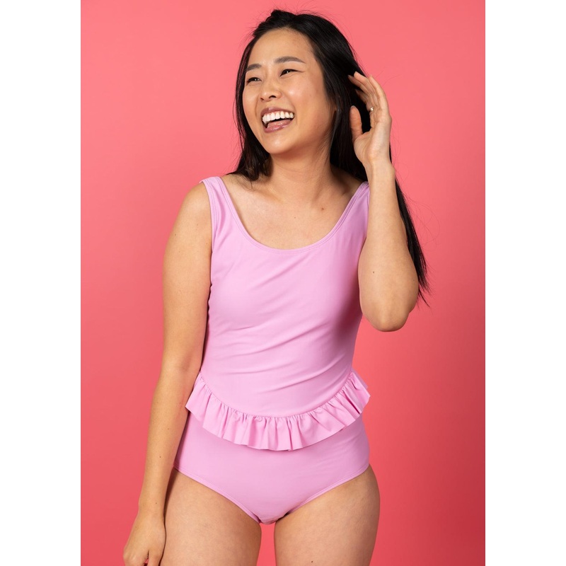 Ultimate Pink | Skirted One-Piece