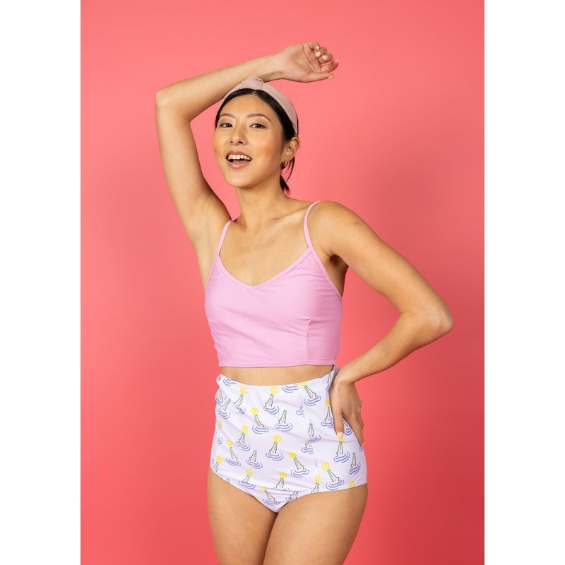 Ultimate Pink | V'D Crop Top