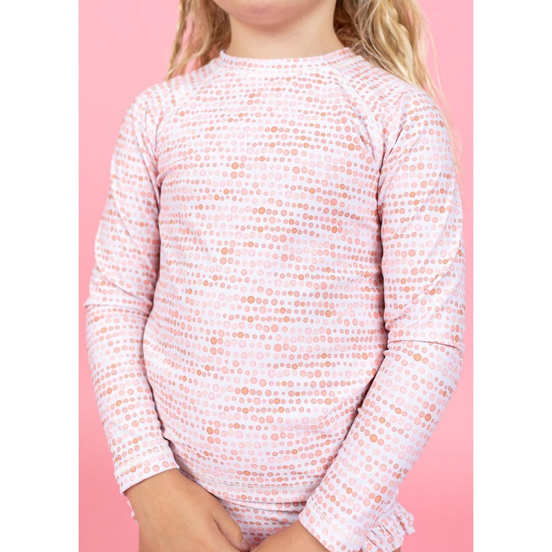 Watercolor Dots | Mini Rashguard Top (Unisex)