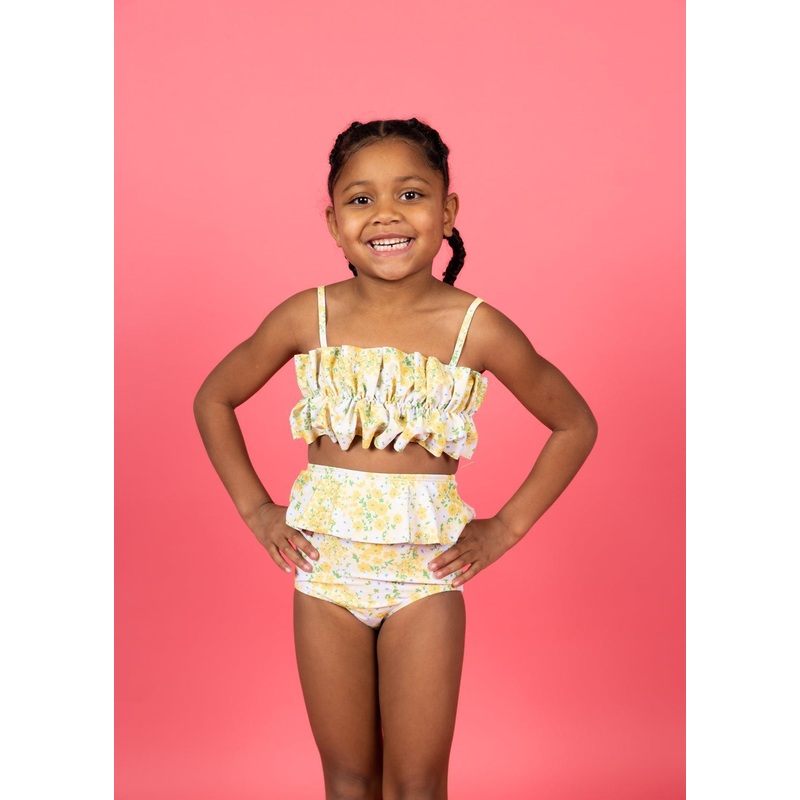 Yellow Meadow | Mini Peplum Bottoms
