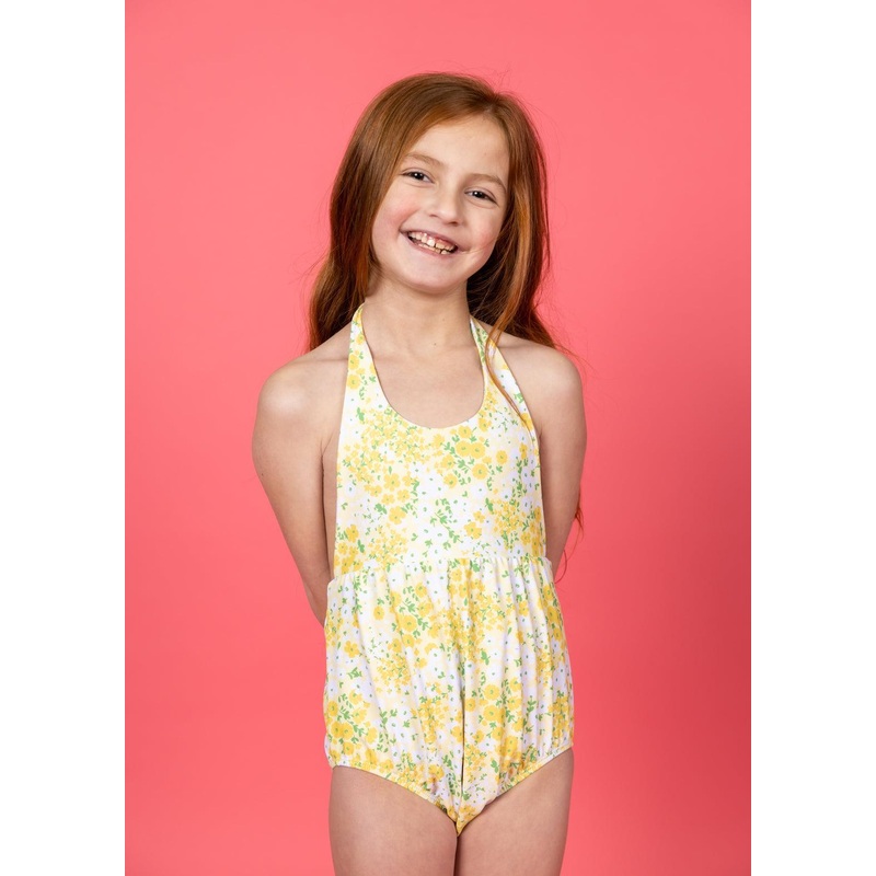 Yellow Meadow | Mini Romper One-Piece