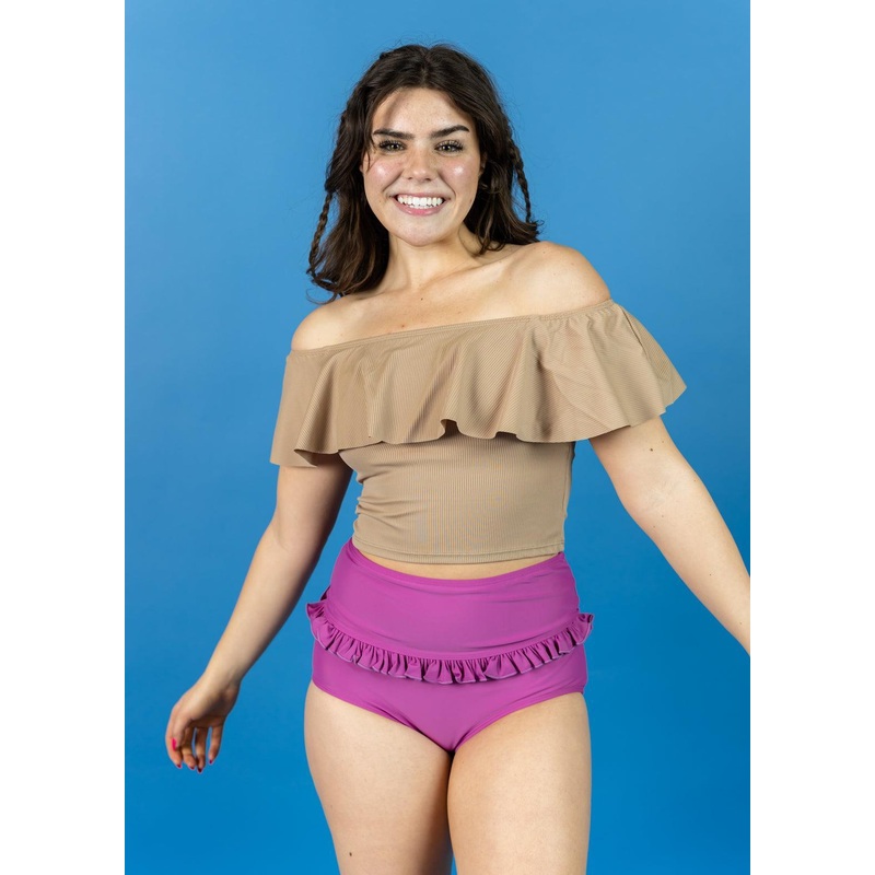 Berry | Mid-Ruffle Bottoms