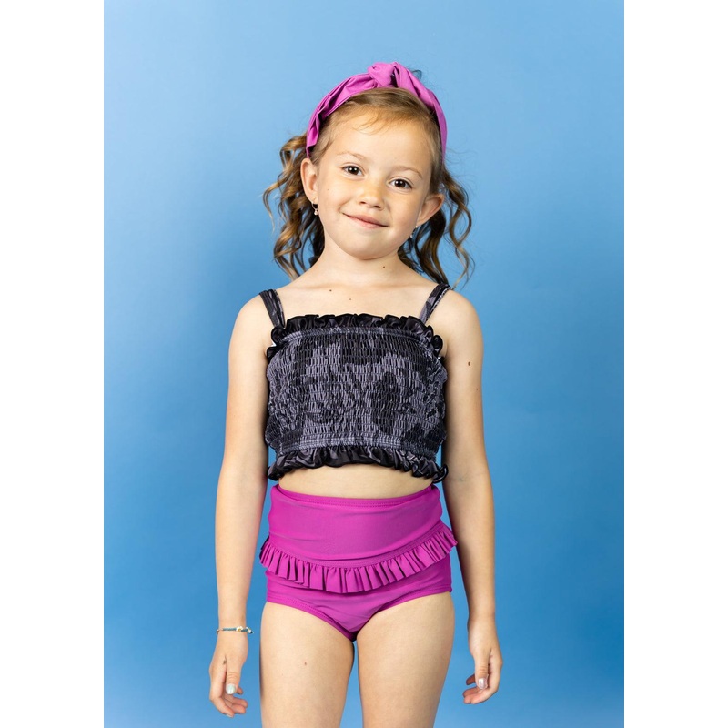 Berry | Mini Mid-Ruffle Bottoms