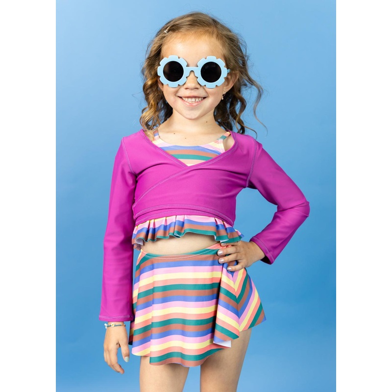 Berry | Mini Wrap Top Rashguard