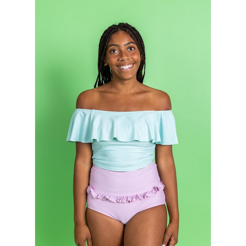 Just Lilac | Mid-Ruffle Bottoms