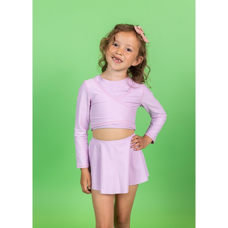 Just Lilac | Mini Wrap Top Rashguard
