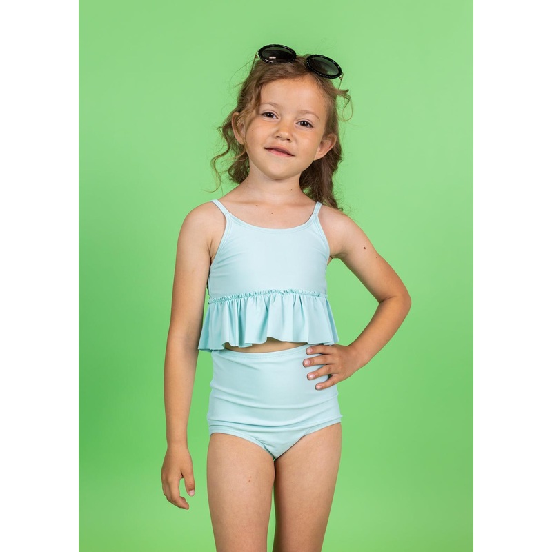Spearmint | Mini Peplum Top