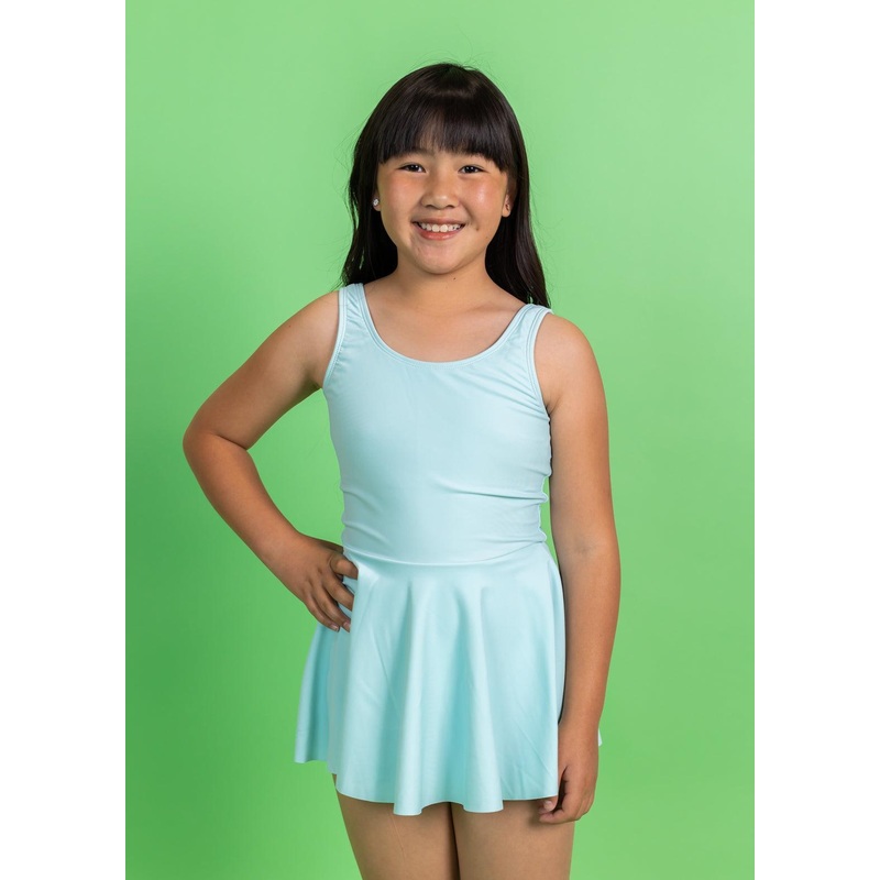 Spearmint | Mini Skirted One-Piece