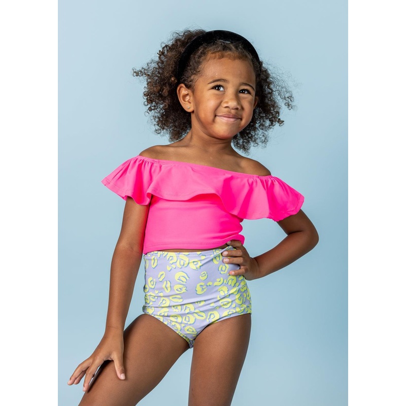 Vivid Cheetah | Mini High-Waisted Bottoms