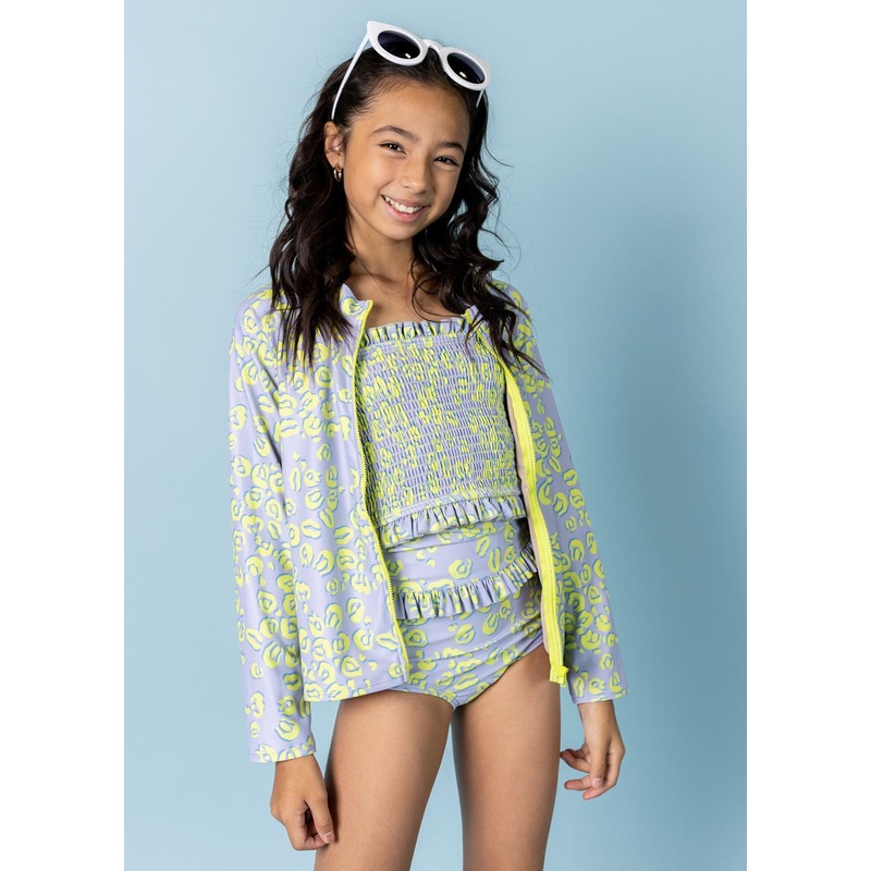 Vivid Cheetah | Youth Rashguard Top (Unisex)