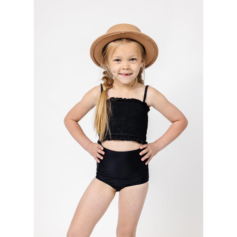 Black | Mini High-Waisted Bottoms