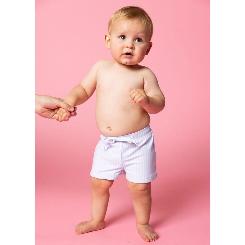 Light Blue Stripe | Baby Euro Shorts