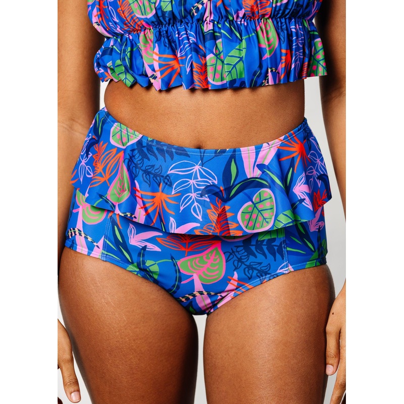 Midnight Jungle | Peplum Bottoms
